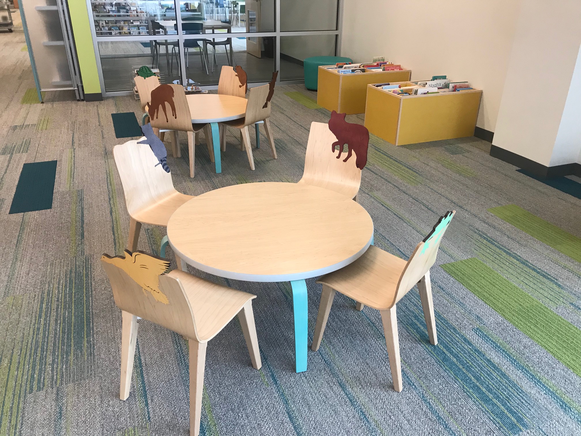 Tables and chairs Library Furniture International