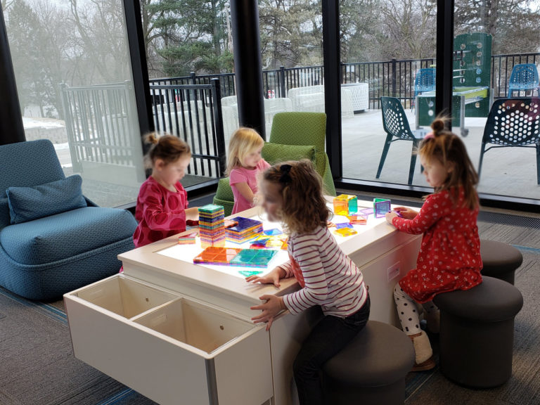 discovery light box top activity table