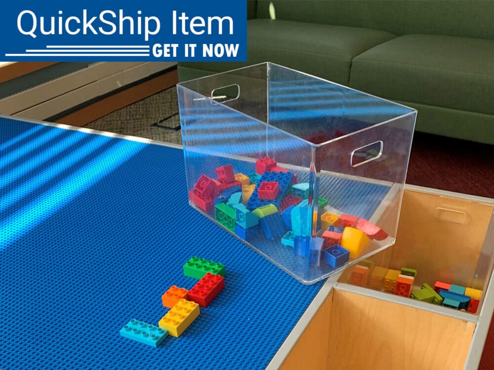QuickShip Acrylic Insert for Discovery Activity Table Cubbie Insert
