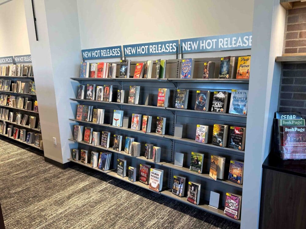 new book a-frame display shelving, marion pl low res