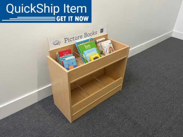 amber wood browse bin Quickship