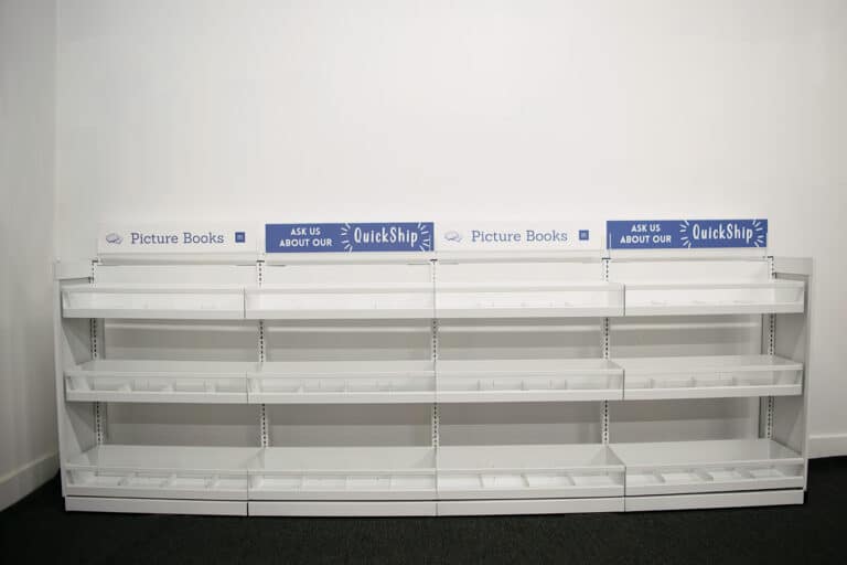 single-faced browse bins range of 4