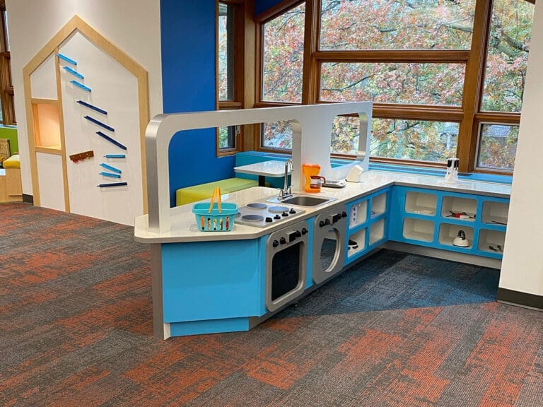 Custom play spaces kitchen play