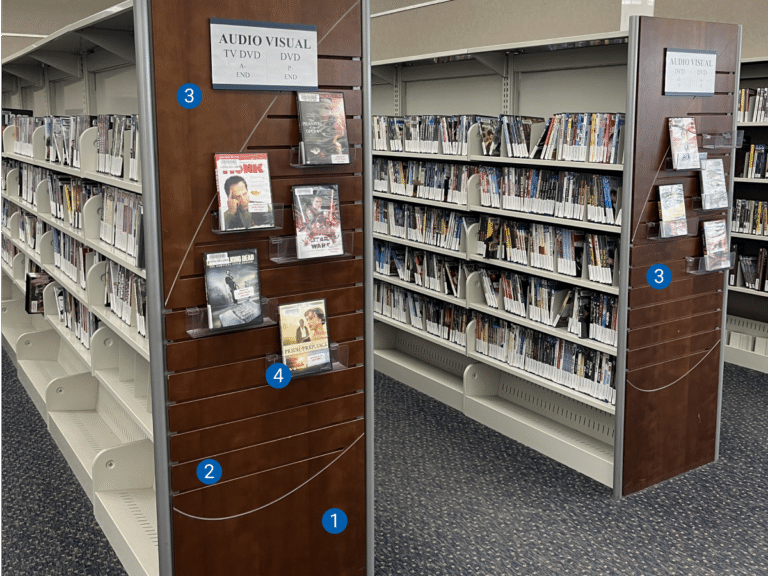 Slatwall End Panels Library Furniture International