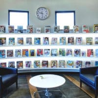 Lincolnwood Periodical Shelving with Magbox