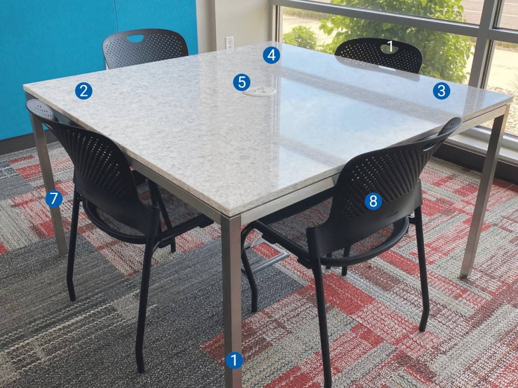 3Branch Skware Table and with outlet