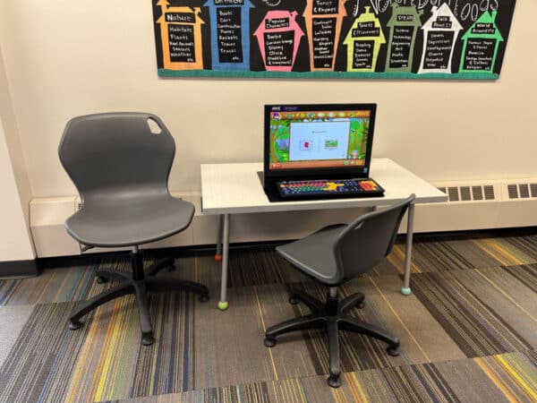 Childrens computer table