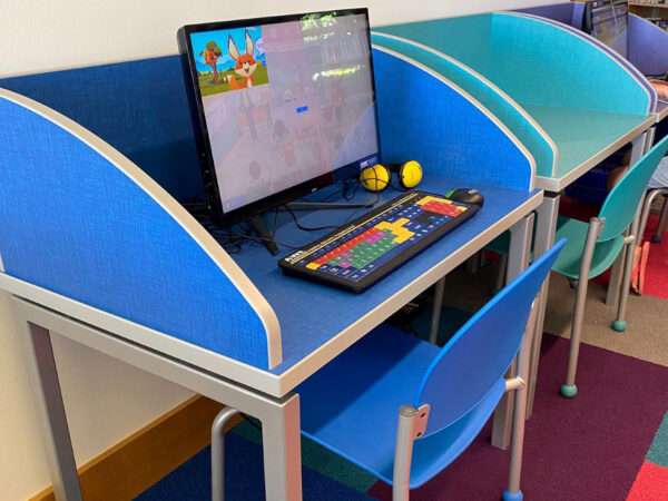 Childrens computer station
