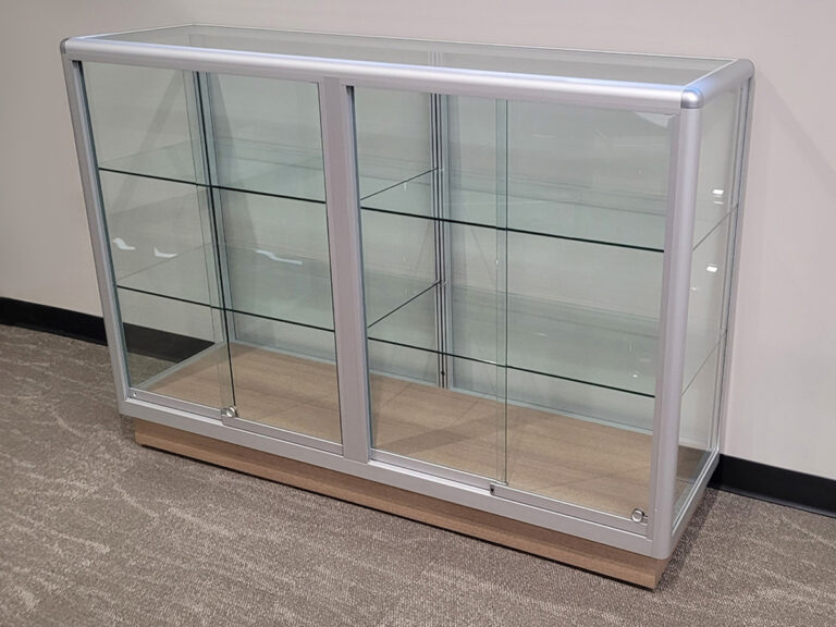 Glass display unit
