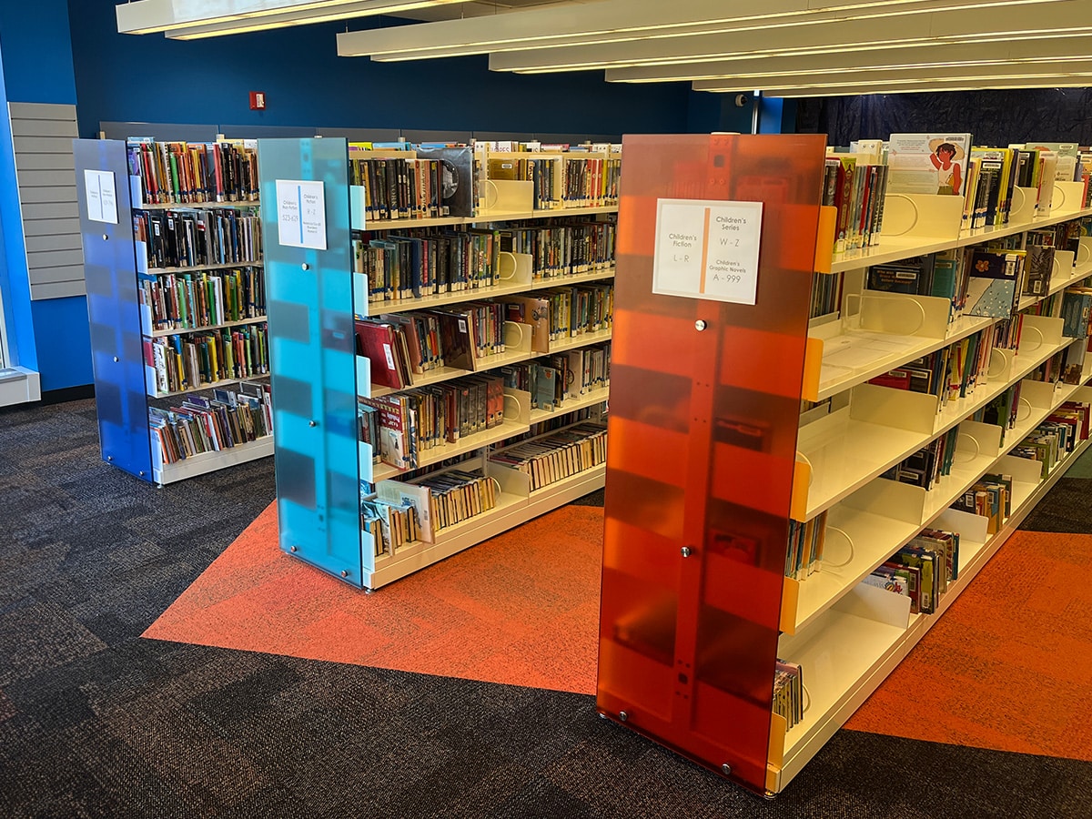 Standard Material End Panels - Library Furniture International
