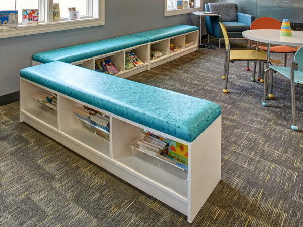 Bench seating with storage