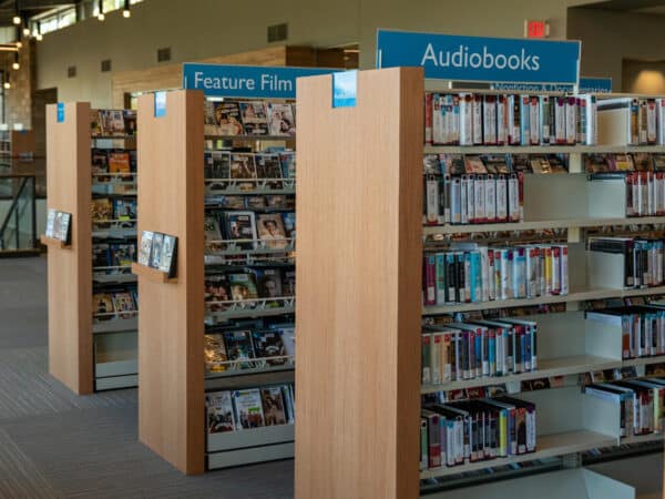 Waunakee Audio Book Shelving
