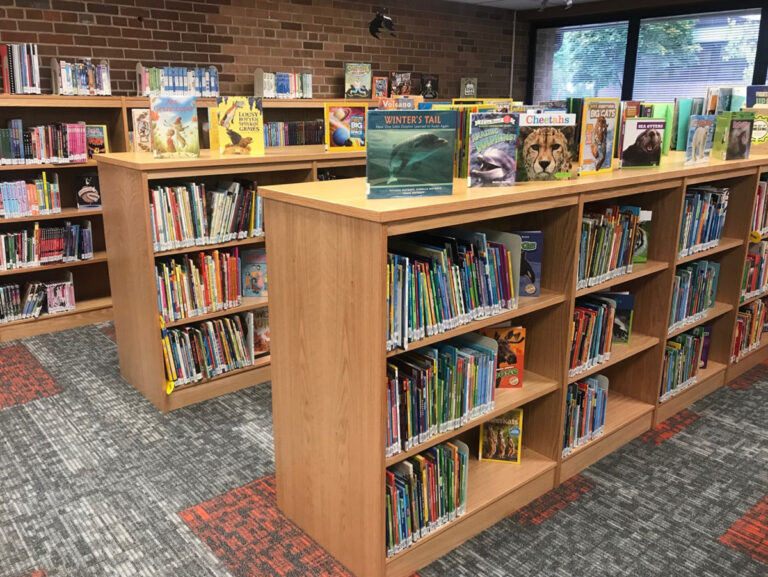 Standard wood shelving Meadowbrook