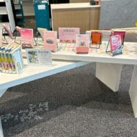 Columbus Public Library nesting display tables.