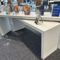 Columbus Public Library nesting display tables.