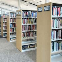 Oregon Public Library Adult Fiction / Non-Fiction / Large Print with slats
