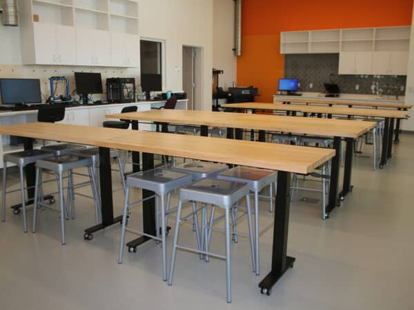 Rockford Maker Space with Maker Flex Tables