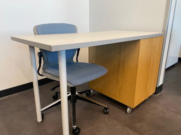 Highland Teacher Desk with Pedestal Storage