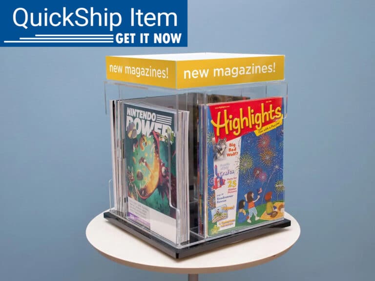 QuickShip magstak with 4-sided signage