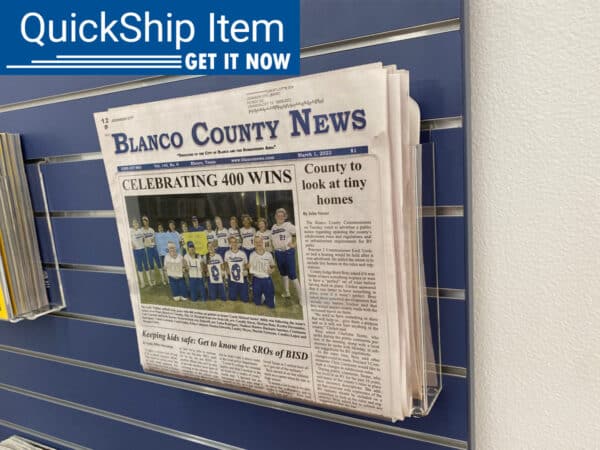 QuickShip Magbox Slatwall Newspaper
