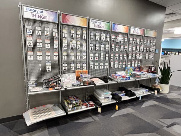palatine library of things opto wall mounted display shelving