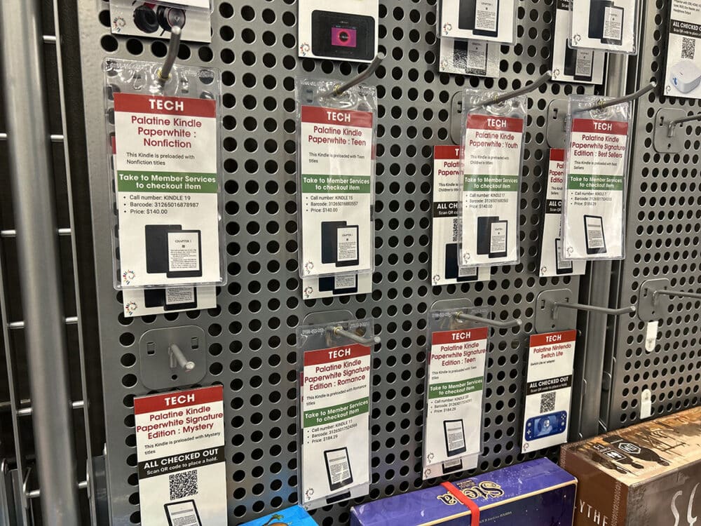 palatine library of things opto wall mounted display shelving
