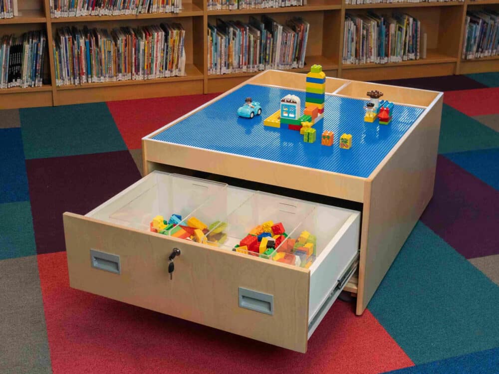 Discovery Mini Activity Table with drawer and storage bins