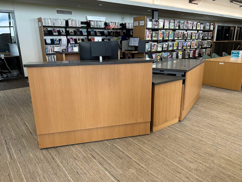 Grimes Public Library Iowa Adjustable Desk