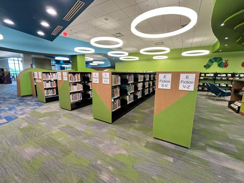 Tinley Park Public Library Shelving