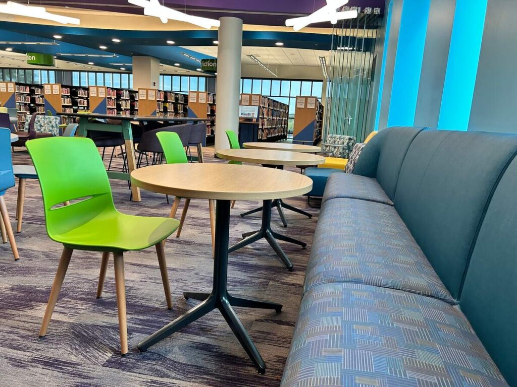 Tinley Park Public Library Seating Teen Area